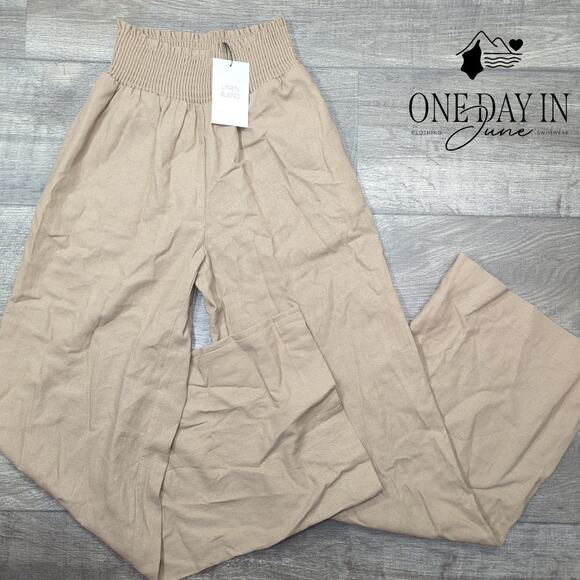 Love Tree Linen Blend Premium Collection Pull On Pants Size S - Picture 1 of 6
